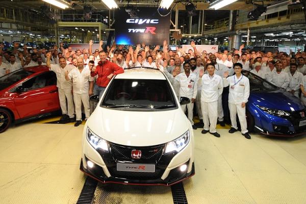 Стартовало производство обновленного Honda Civic Type R