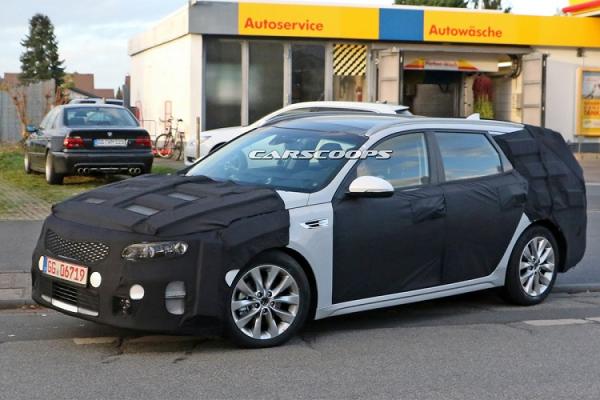 Шпионам удалось заснять серийный универсал Kia Optima